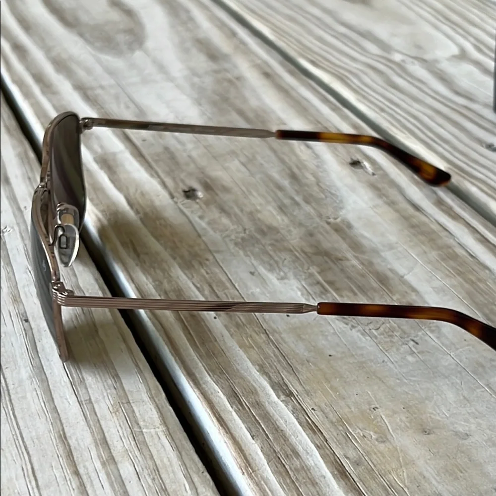 American Optical AO Airman Sunglasses AOLite Nylon Lenses Light Bronze Green NWT